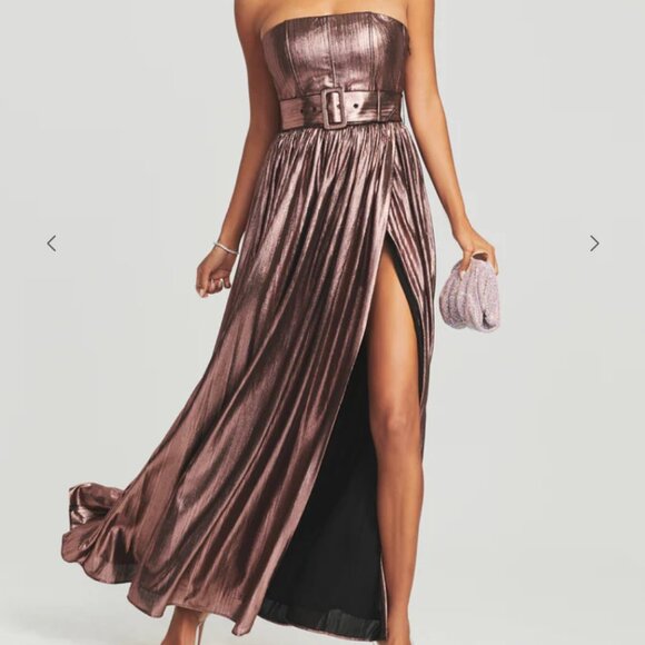 Retrofete Jaden Dress - Brand New with Tags - Rose Gold - Picture 1 of 12